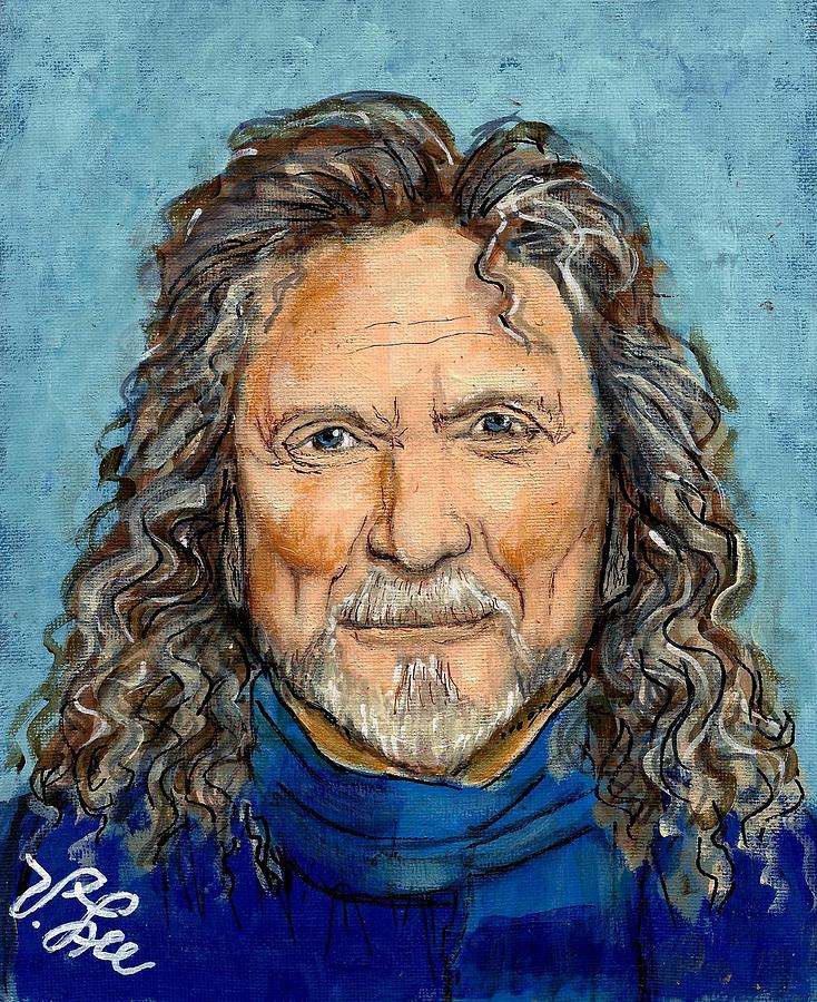 Robert Plant Painting by VLee Watson