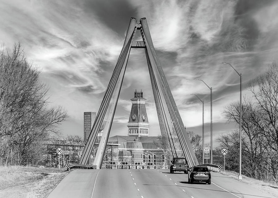Robert Stewart Bridge - Columbus, IN Photograph by Susan Rissi Tregoning