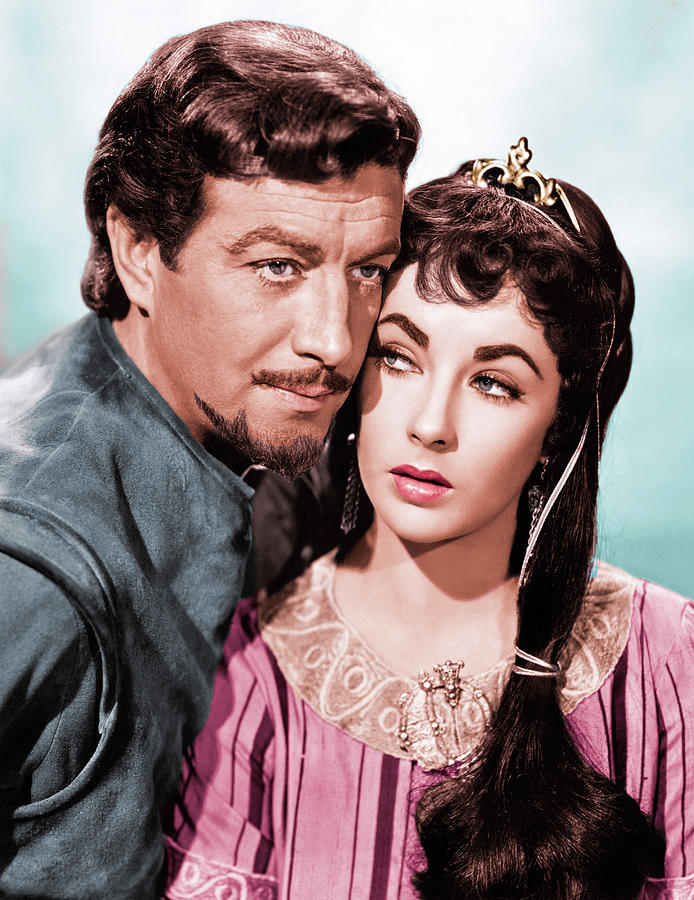 Elizabeth Taylor Photograph - Robert Taylor and Elizabeth Taylor by Movie World Posters