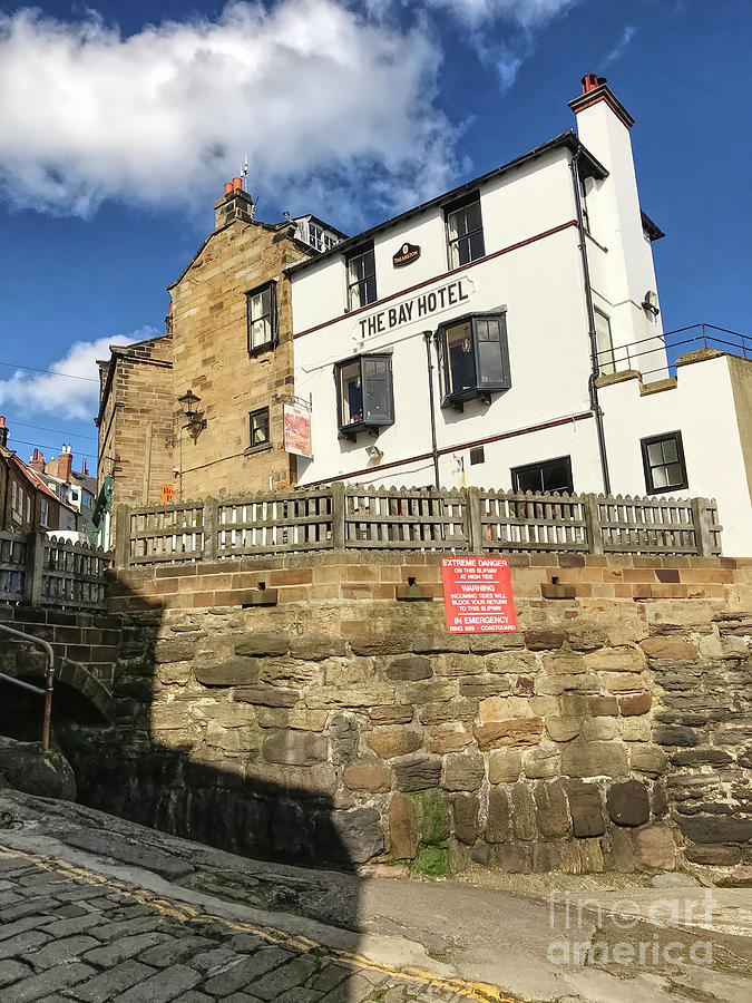 Robin Hoods Bay The Bay Hotel Photograph by Alison Chambers - Fine Art ...