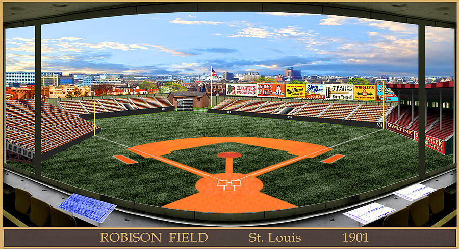 Robison Field 1901 Digital Art by Gary Grigsby - Fine Art America