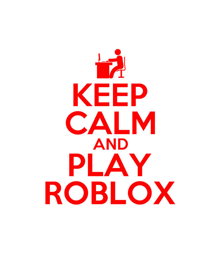 Roblox Game Keep Calm Painting by MatiKids Classic - Pixels