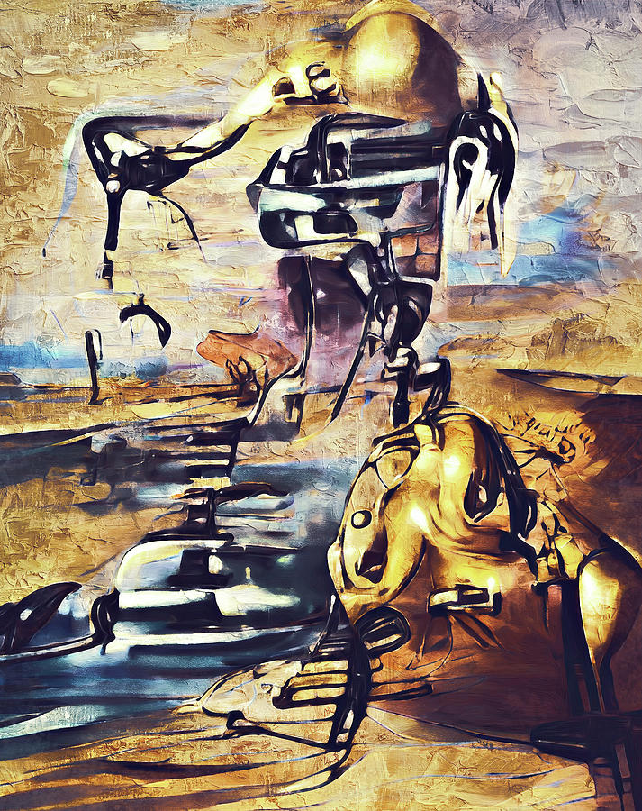 Robotic Dream, 02 Painting by AM FineArtPrints