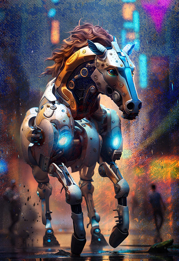 Robotic Horse Photograph by Cate Franklyn