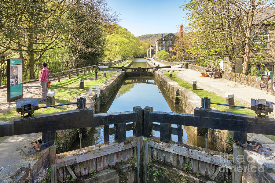 Rochdale Canal at Hebden Bridge Photograph by Colin and Linda McKie