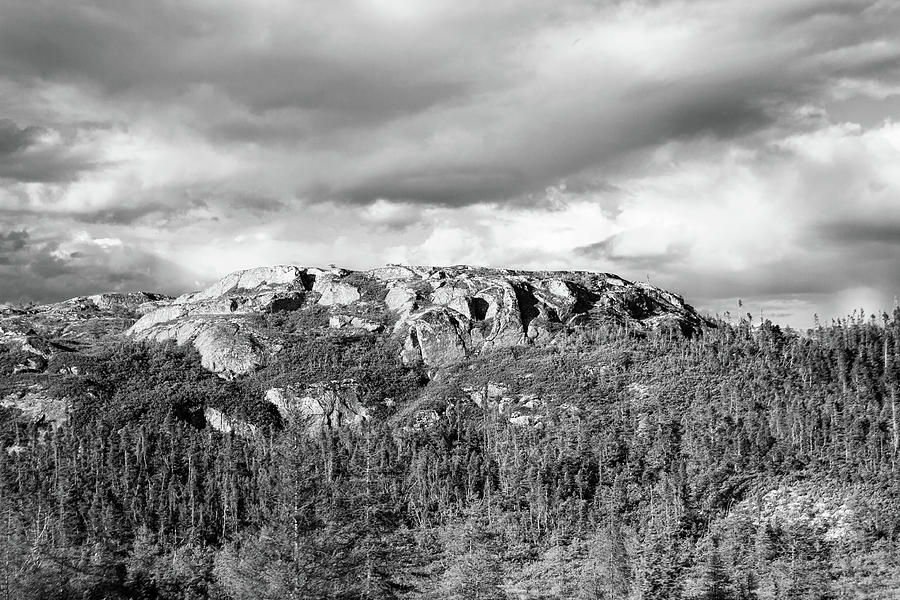 Rocher sous les nuages Photograph by Isadora Plourde - Fine Art America