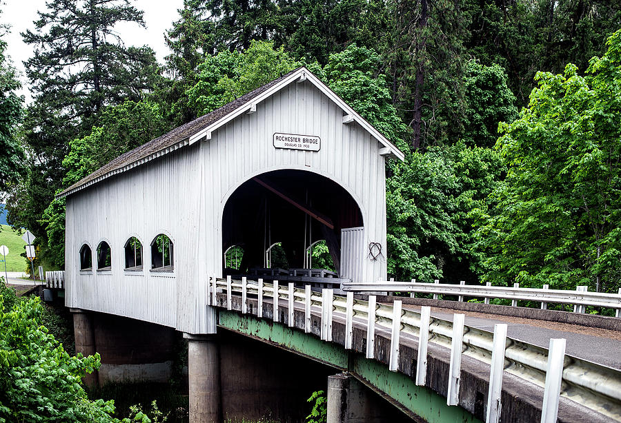 Rochester Covered Bridge Photograph by Greg Sigrist