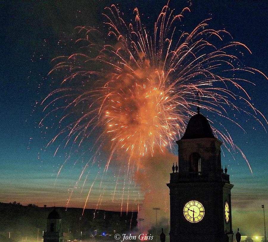 Rochester Fireworks  Photograph by John Gisis