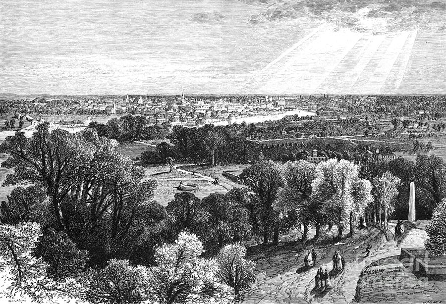 Rochester, New York, 1874 Drawing by J Douglas Woodward