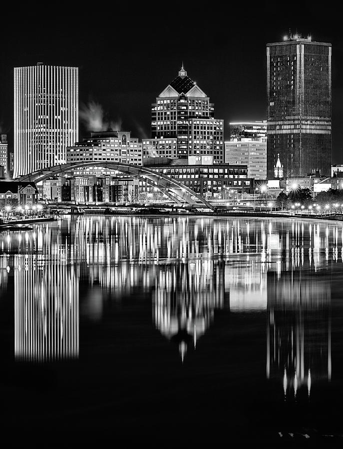 Rochester New York Black and White Photograph by JC Findley