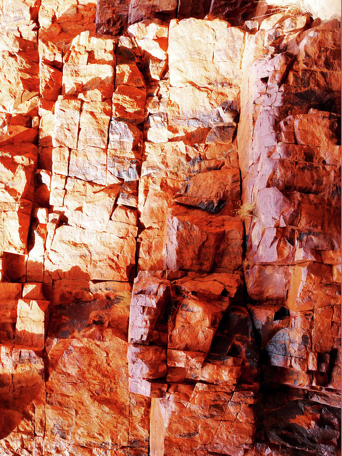 Rock Abstracts of Ormiston Gorge #5 Photograph by Lexa Harpell