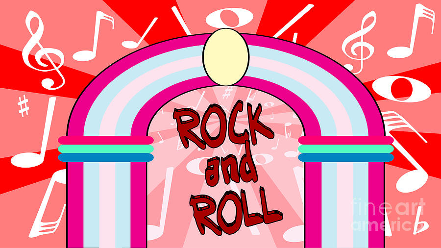 Rock And Roll Jukebox Digital Art