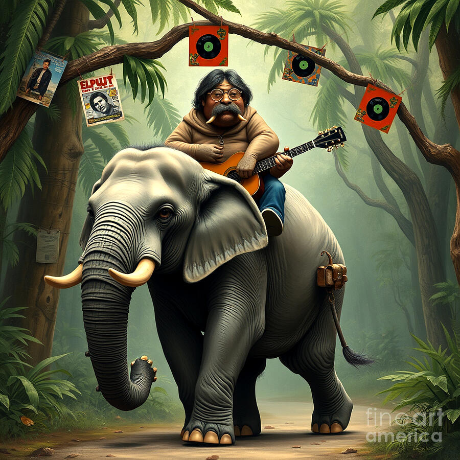 Rock and Roll Safari #1 Digital Art by Steve Mitchell Rock and Roll Safari #1 Digital Art by Steve Mitchell