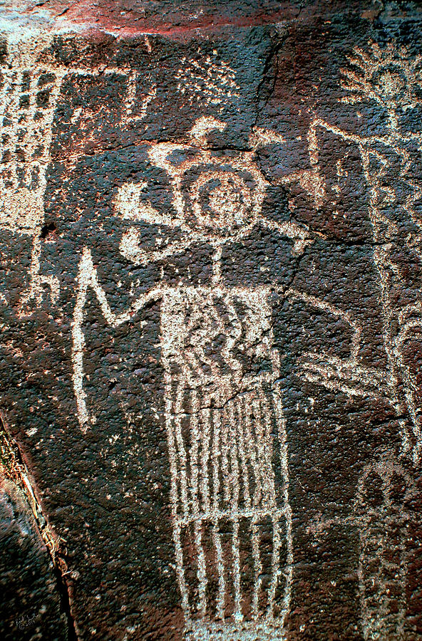 Rock Art Figure Two Photograph by Rick Lawler