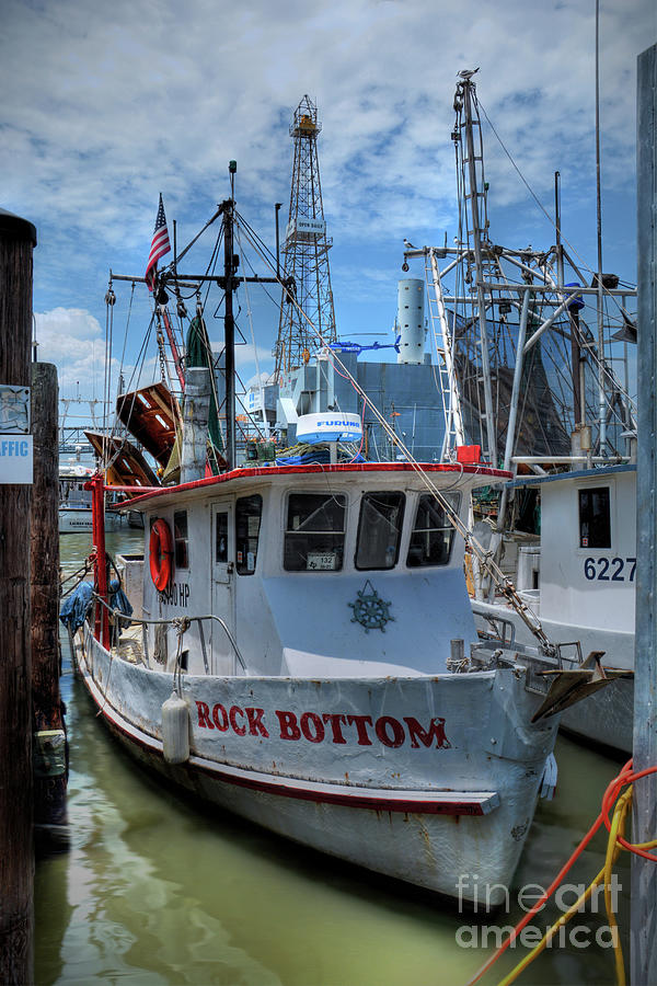 ROCK BOTTOM shrimp boat Photograph by Savannah Gibbs