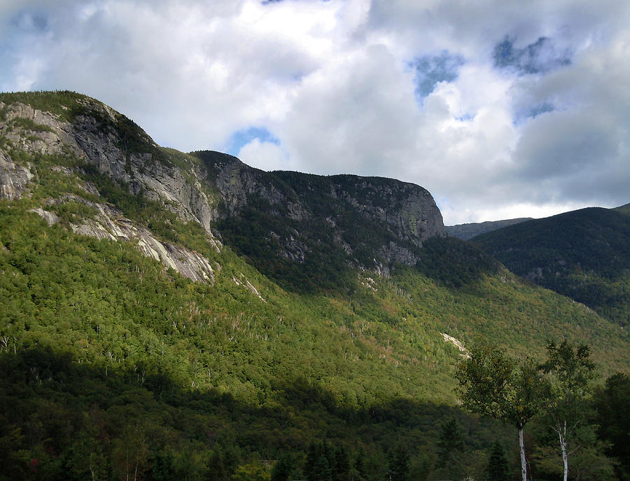 Rock Cliffs in Franconia Notch New Hampshire  Photograph by Nancy Griswold