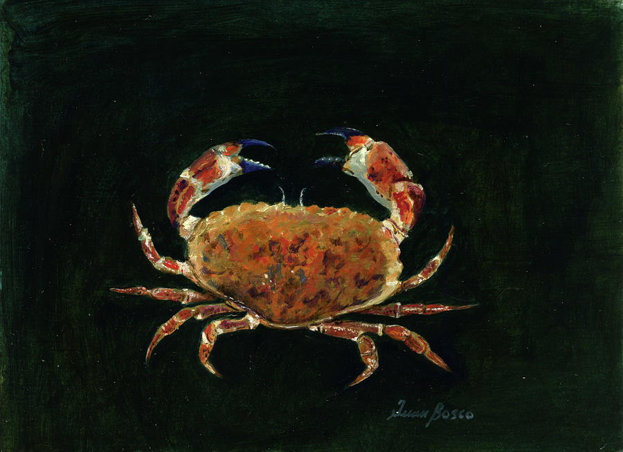 Rock crab Painting by Juan Bosco