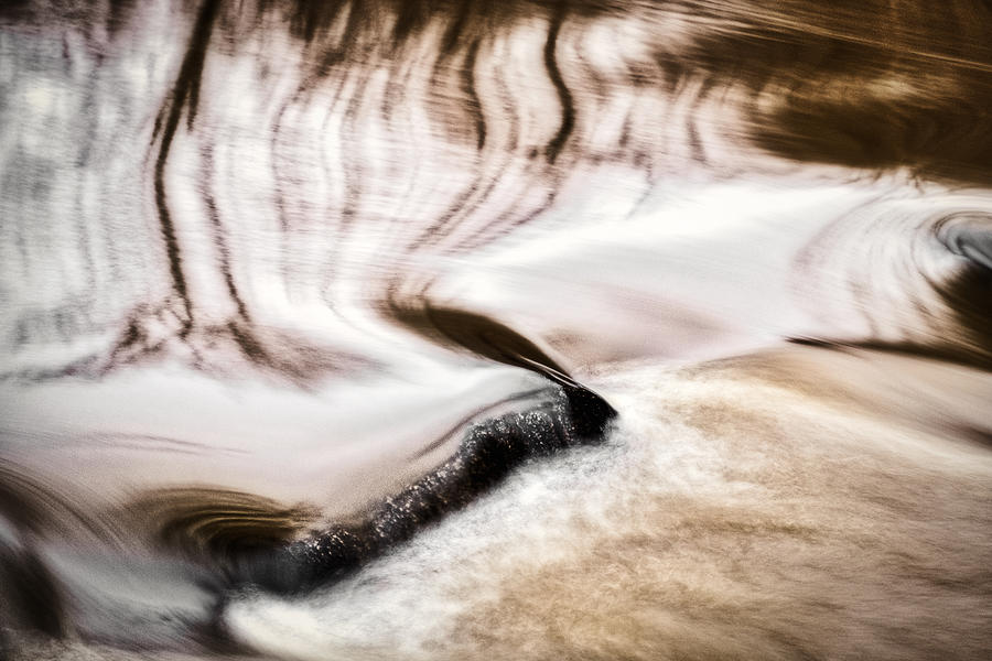 Rock Creek Abstract - Washington Photograph by Stuart Litoff