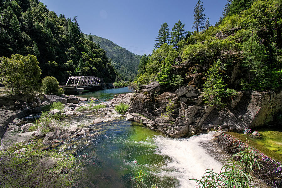 Rock Creek Flowing Into The Feather River Photograph by Frank Wilson