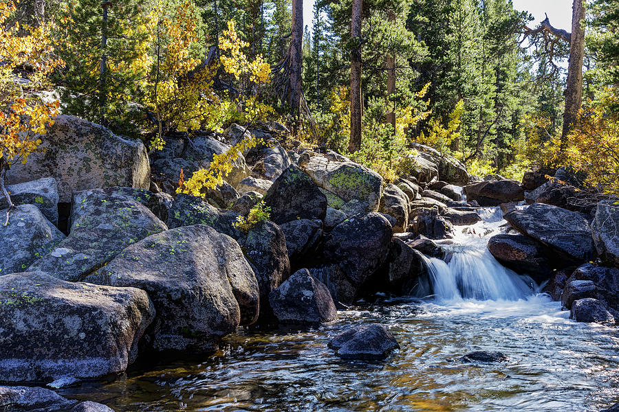Rock Creek in Autumn Photograph by Kelley King