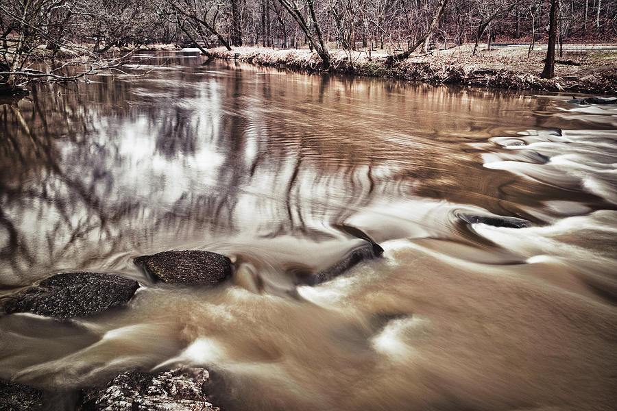Rock Creek In Winter #2 - Washington Photograph by Stuart Litoff