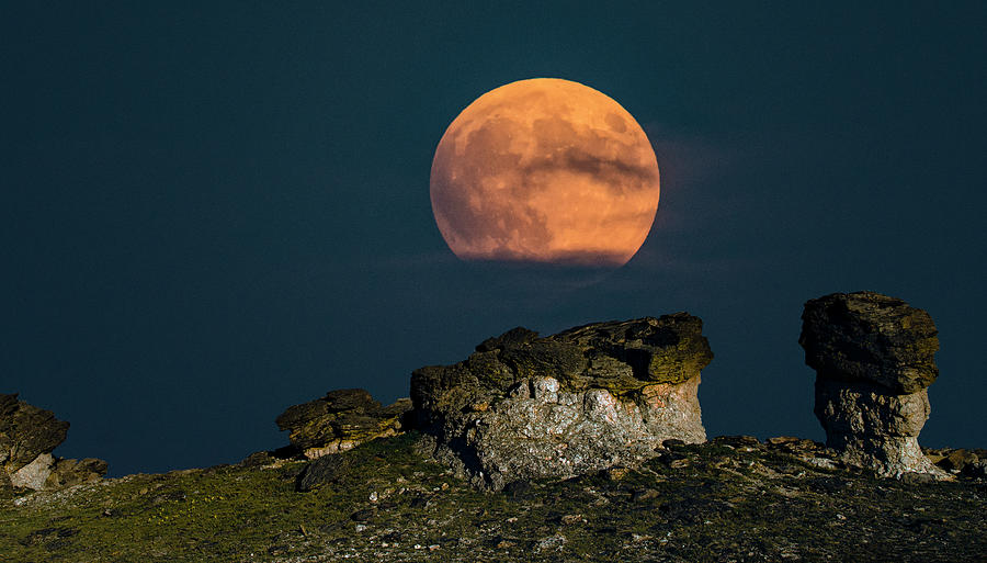 Rock Cut - Full Moon Photograph by Gary Lengyel