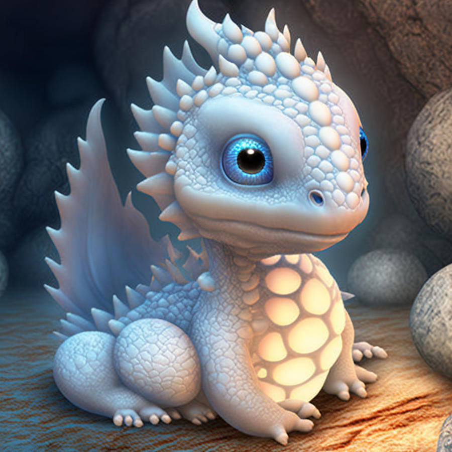 Rock dragon Digital Art by Mythical Designs - Pixels