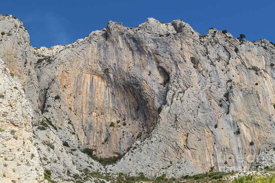 Rock formation in the mountains of Bernia Photograph by Adriana Mueller