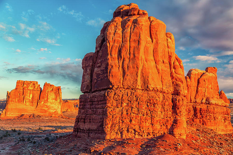 Rock Formations at Sunrise Photograph by Marc Crumpler