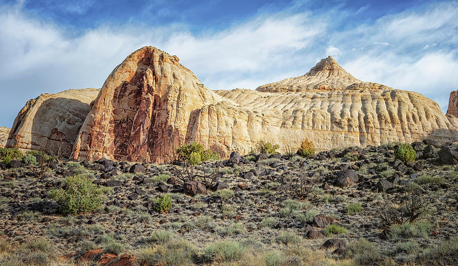 Rock Formations In Capitol Reef National Park Utah Photograph