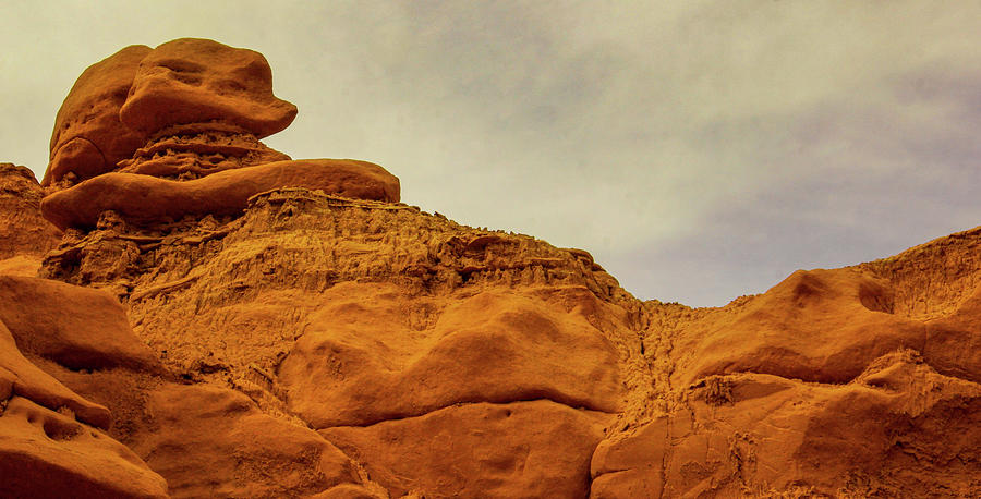 Rock formations in Goblin Valley Photograph by Jeff Swan
