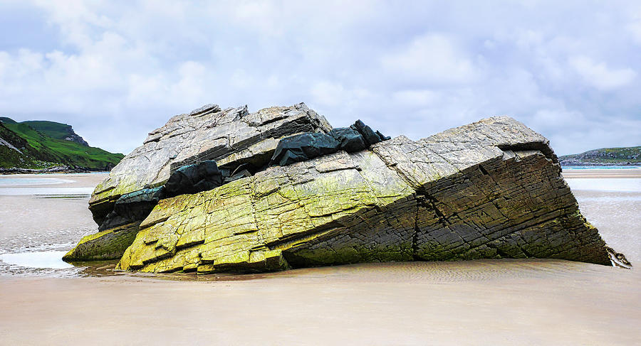 Rock Formations - Maghera Beach Photograph by Lexa Harpell