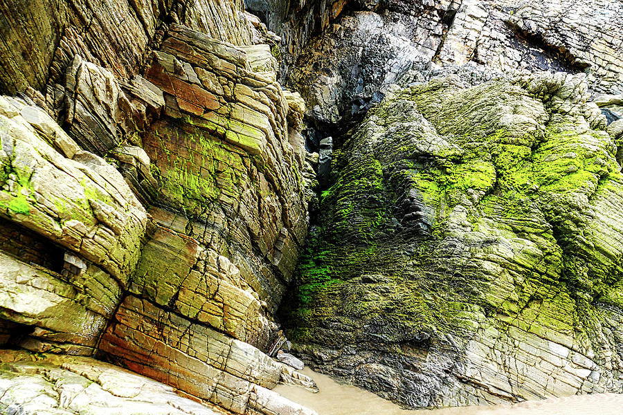 Rock Formations - Magherah Beach 4 Photograph by Lexa Harpell