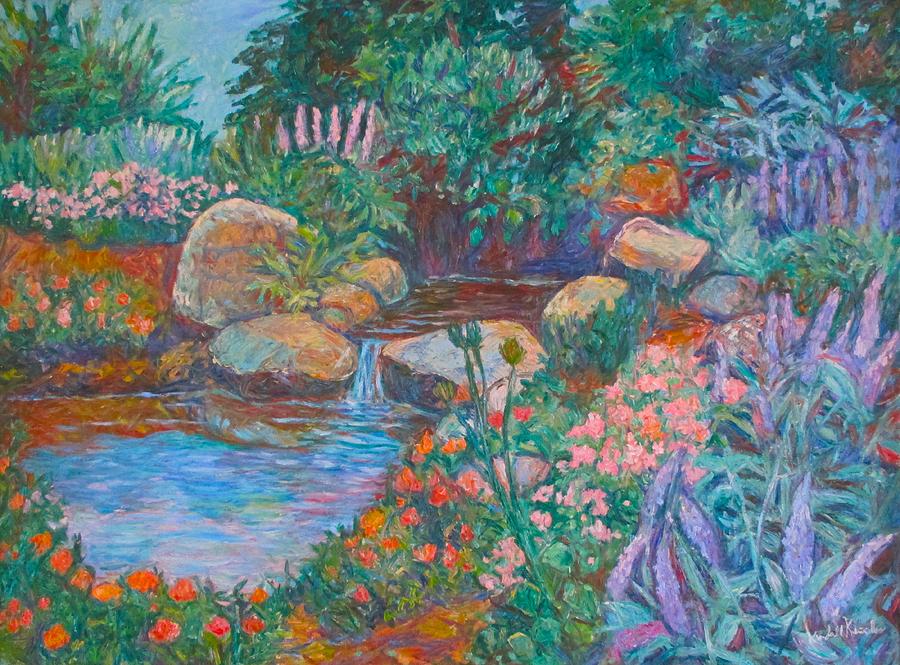 Flower Painting - Rock Garden by Kendall Kessler
