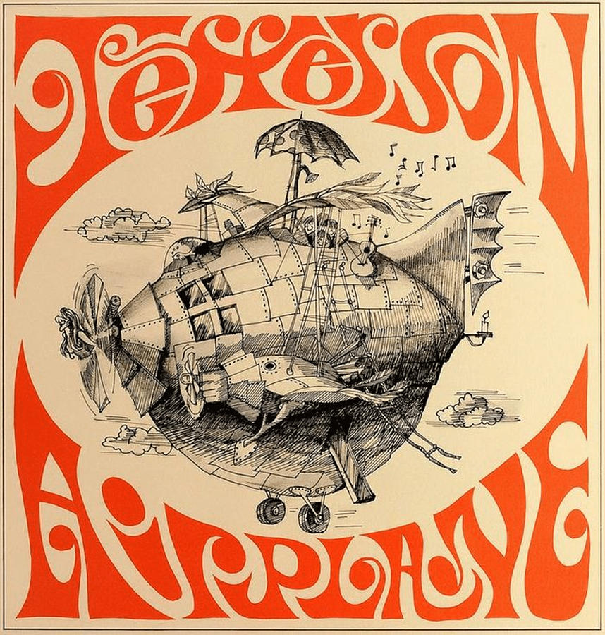 Rock Group Jefferson Airplane Album Cover Photograph by Action