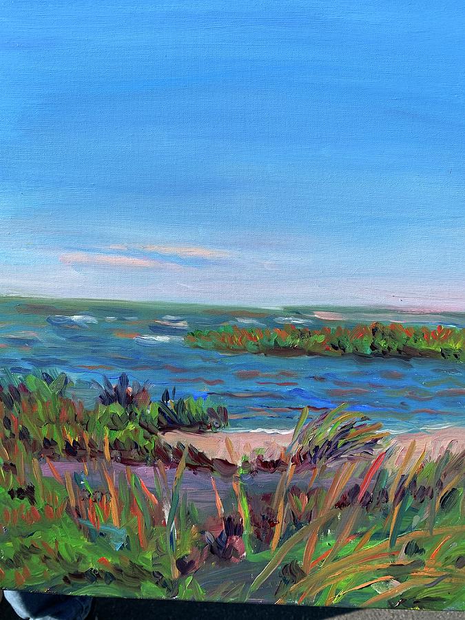 Rock Harbor Painting by Beth Riso