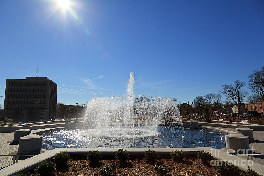 Rock Hill Fountain Park South Carolina Photograph by Jill Lang - Fine ...