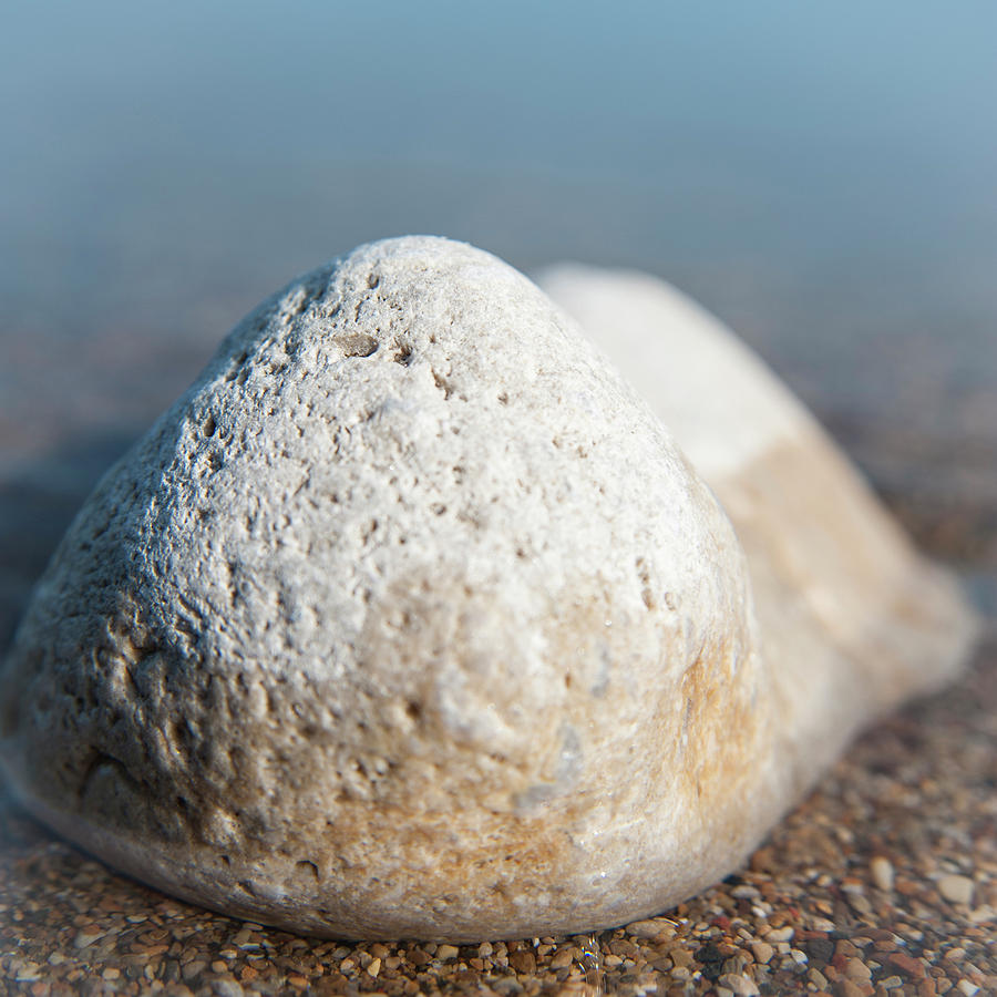 Rock In The Water Photograph