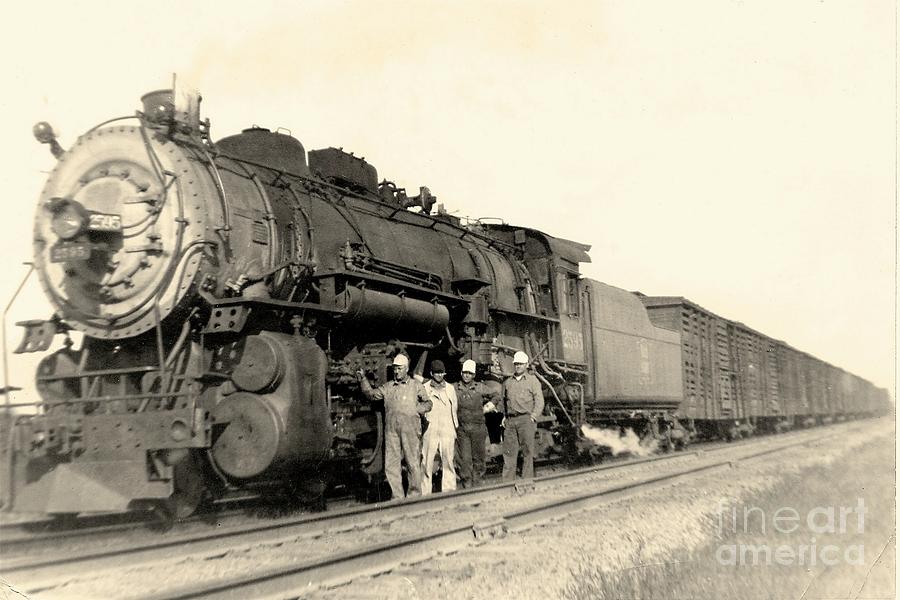 Rock Island Steam Engine Photograph