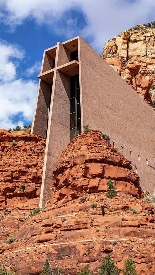 Rock of Ages - Chapel of the Holy Cross Photograph by Stephen Stookey