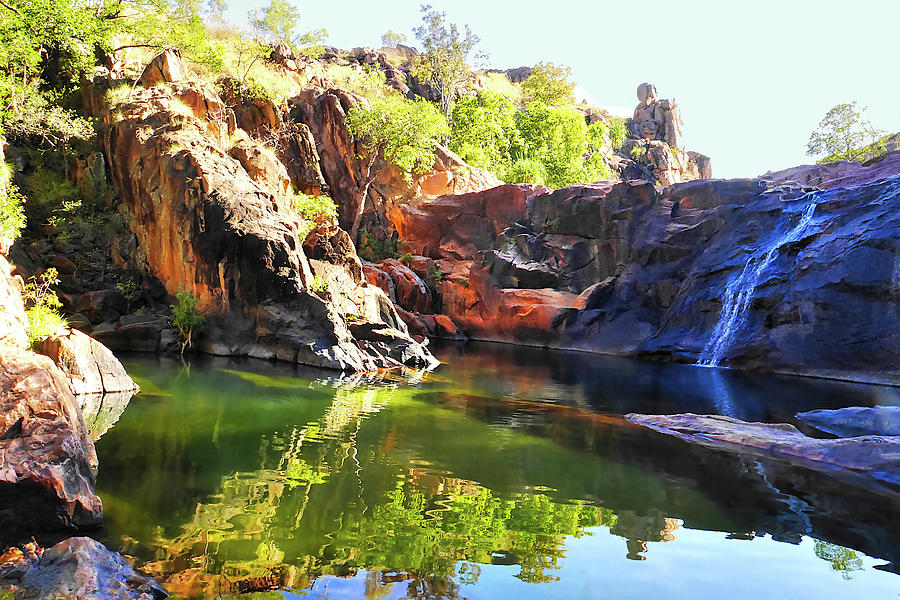 Rock Pool - Gunlom, Kakadu National Park Photograph by Lexa Harpell