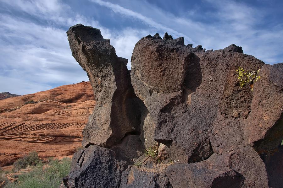 Rock Structures Snow Canyon Utah Photograph by Heidi Fickinger