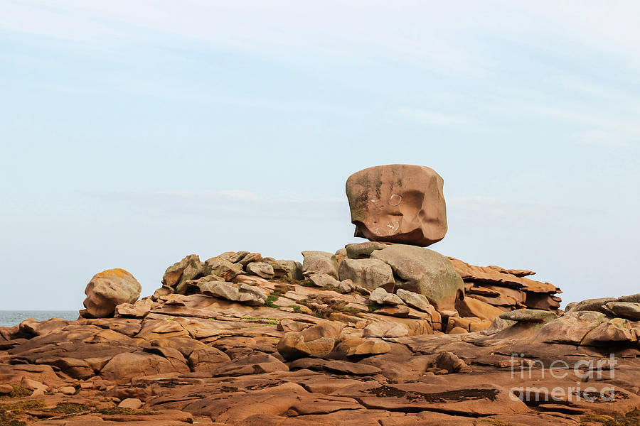 Rock The Cube - A Natural Place In Tregastel Photograph