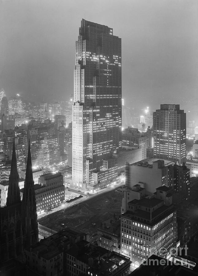 Rockefeller Center, 1933 Photograph by Samuel Gottscho