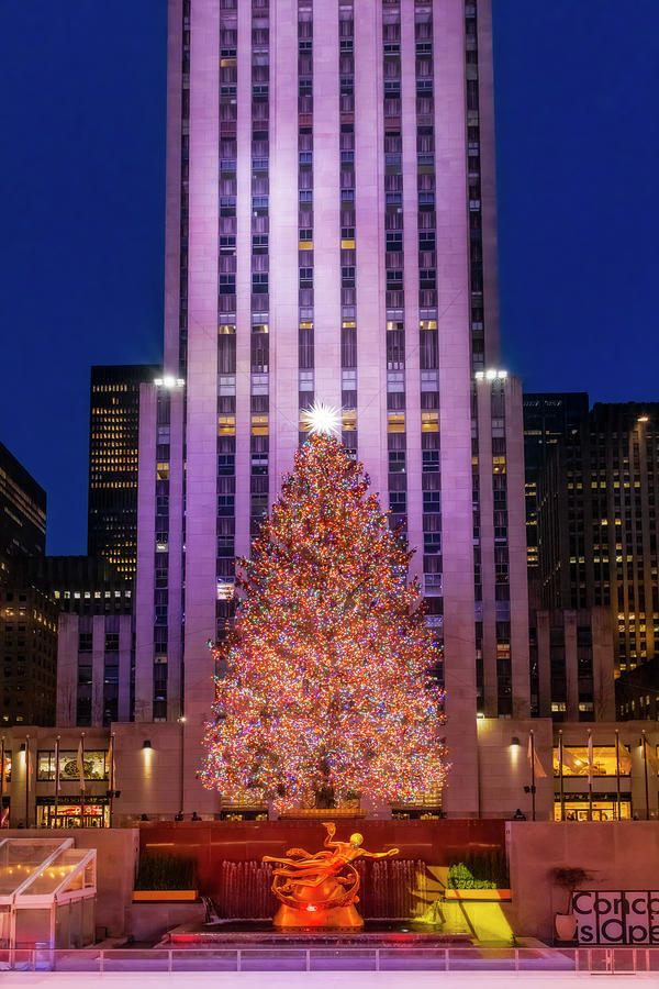 Rockefeller Center Christmas NYC II Photograph by Susan Candelario