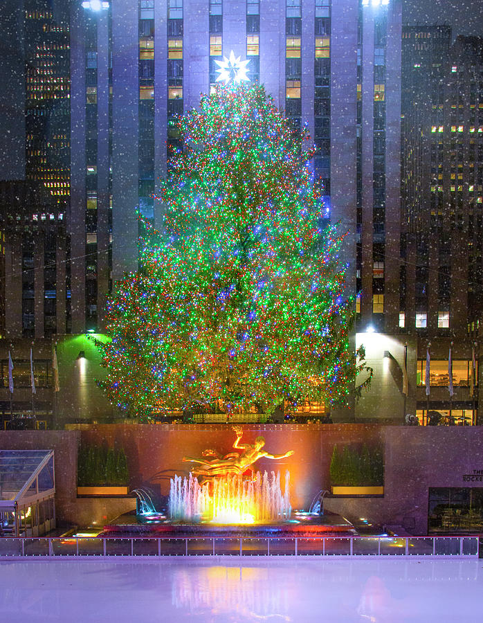 Rockefeller Center Christmas Tree NYC Photograph by Mark Andrew Thomas