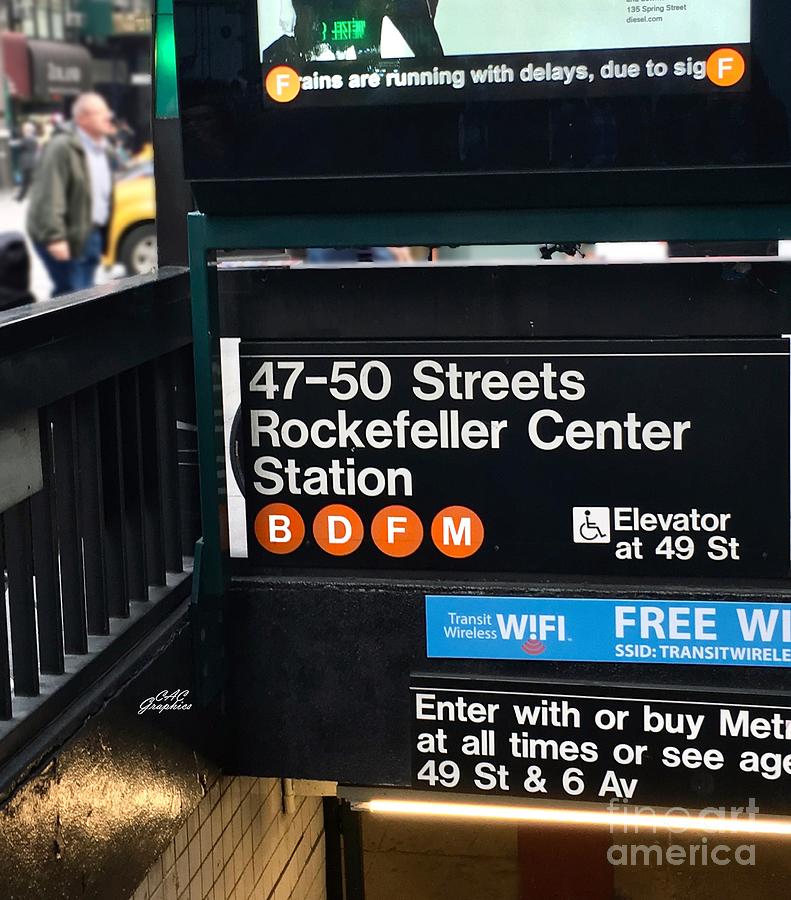 Rockefeller Center Subway Station by CAC Graphics