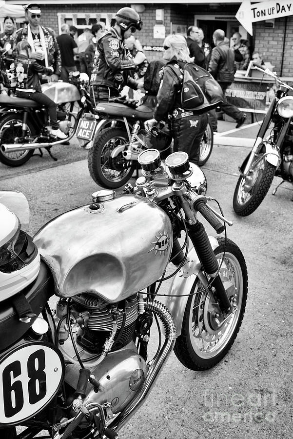 Rockers and British Motorcycles  Photograph by Tim Gainey