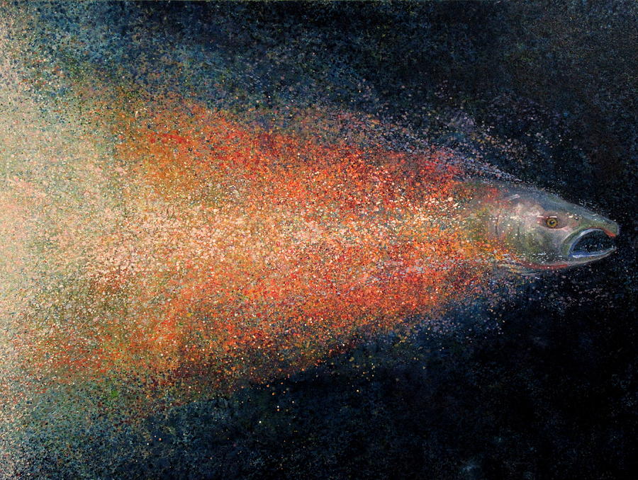 Rocket Fish Painting by Gregg Caudell