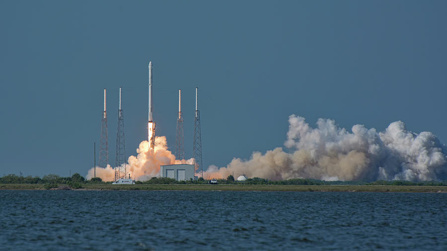 Rocket Launch Falcon 9 Photograph by Carolyn Hutchins